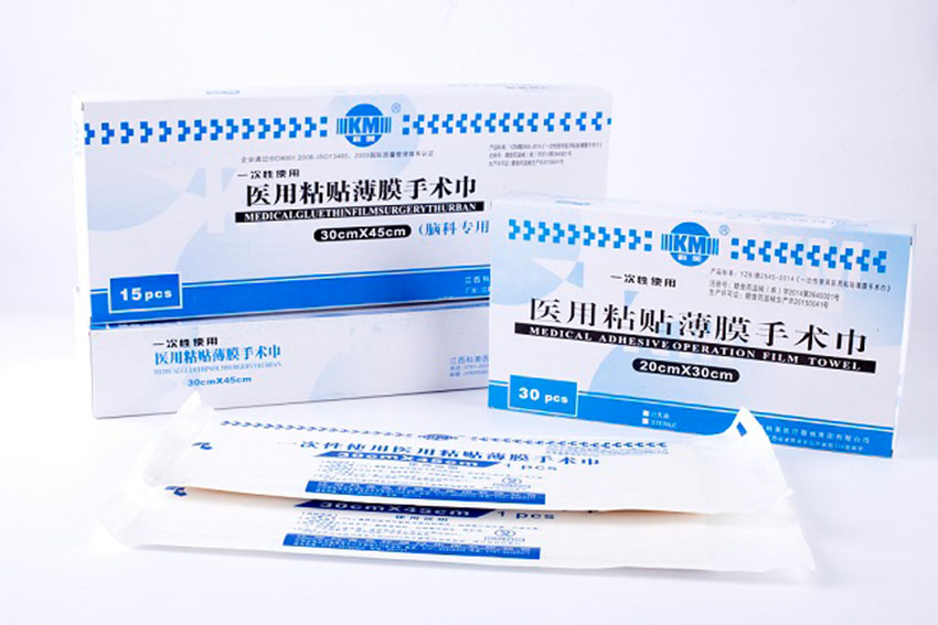 DISPOSABLE MEDICAL STICKING THIN-FILM OPERATION TOWEL